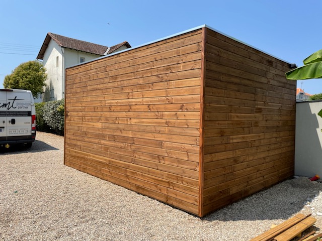 Exemple maison bois garage