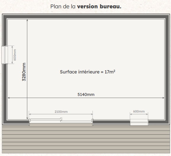 Plan PopUp Twenty bureau