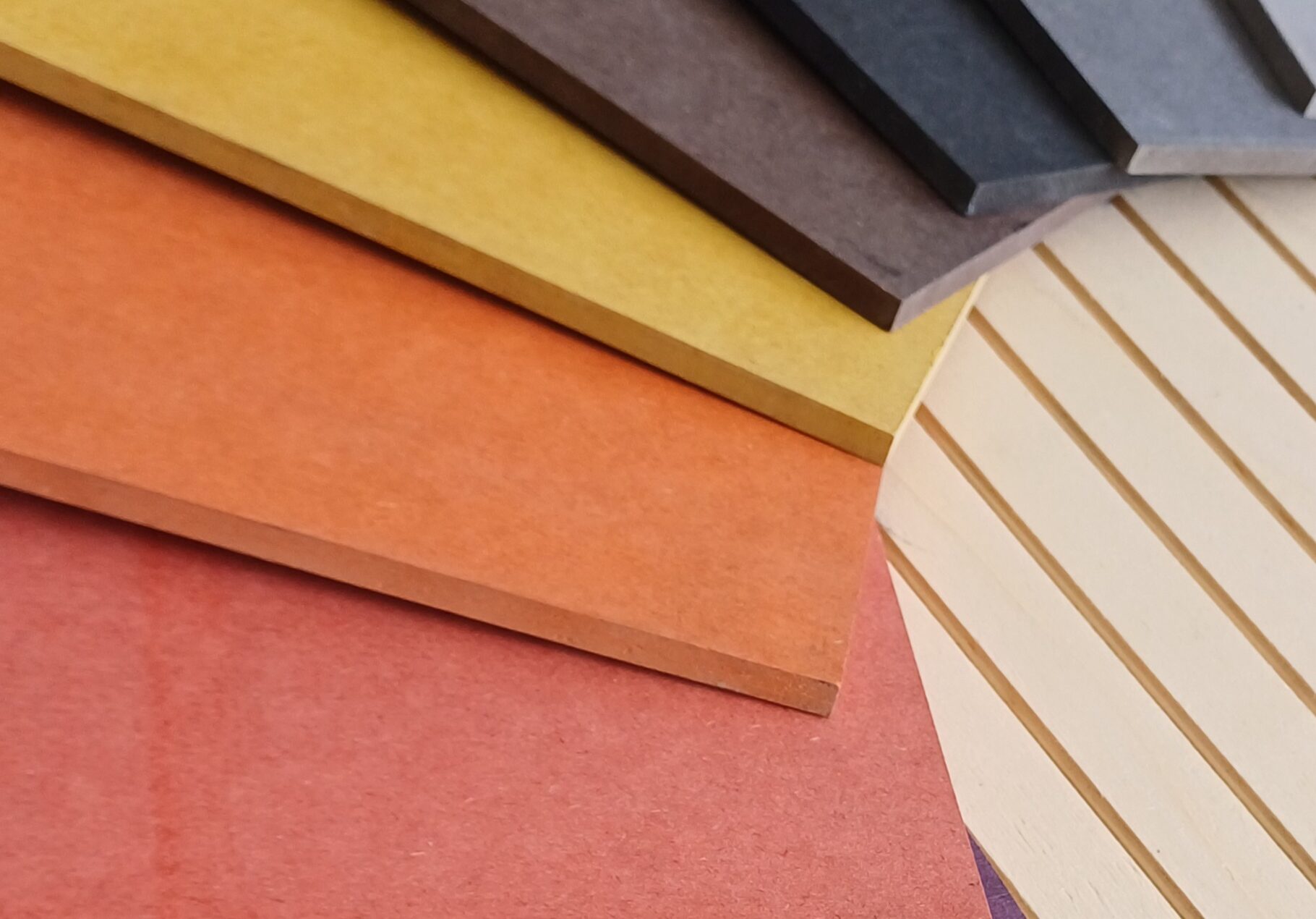 Le MDF. A chaque pièce sa couleur